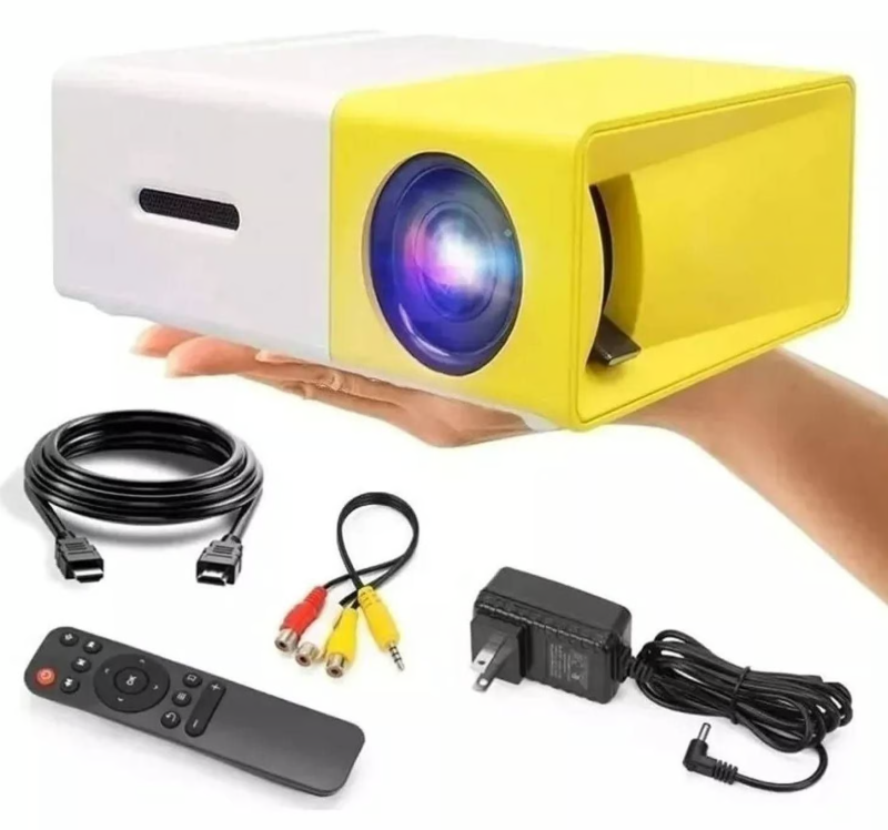 Comprar Mini Proyector Yg300 en Electroshopy - Ángulo 2